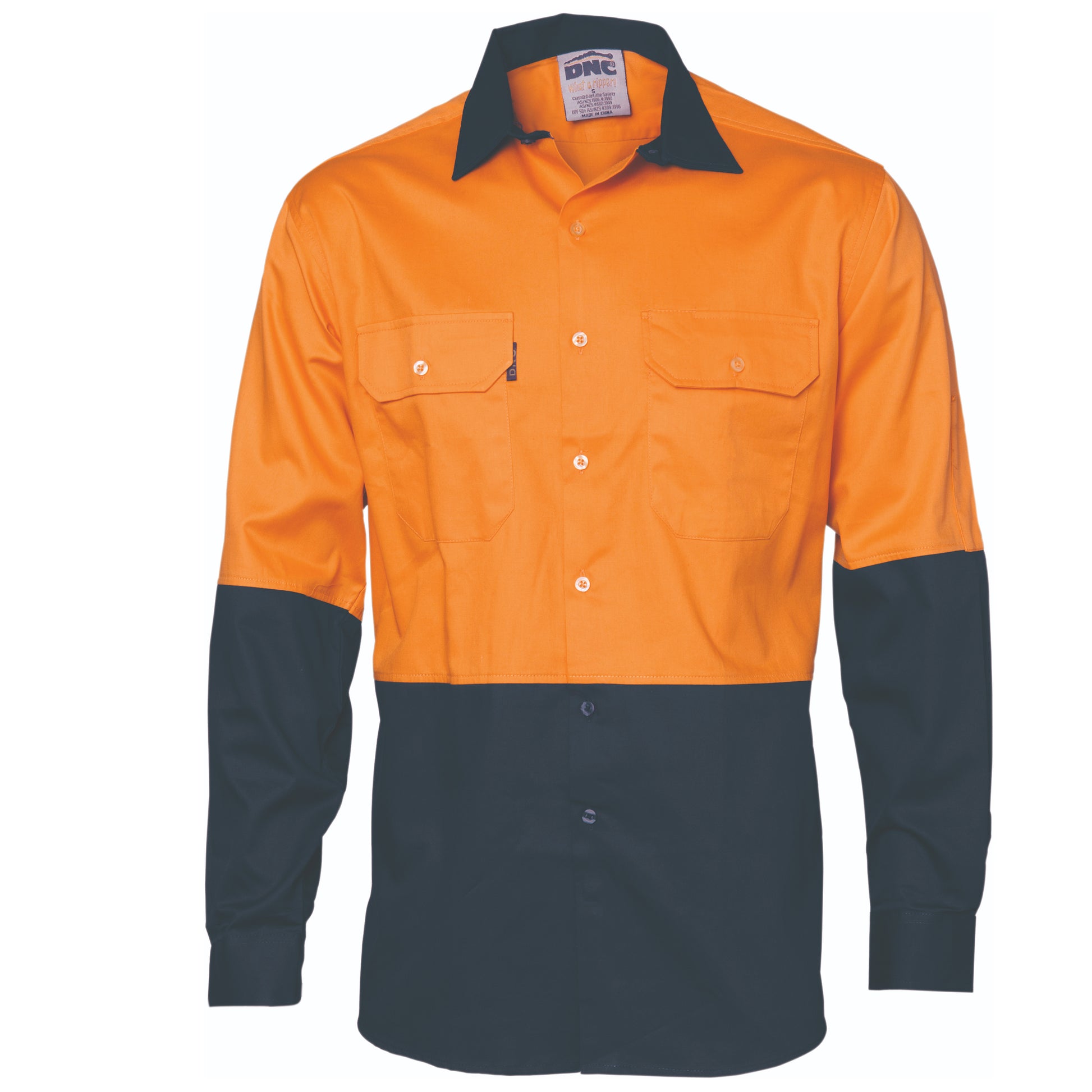 Hi-Vis Cool-Breeze Vertical Vented Cotton Shirt - Long Sleeve | 3732