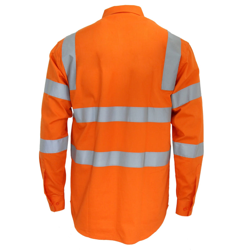 Hi-Vis L/W CSR R/Tape VIC Rail Shirt- LS | 3741