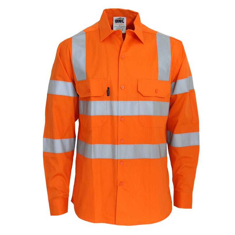 Hi-Vis L/W CSR R/Tape VIC Rail Shirt- LS | 3741
