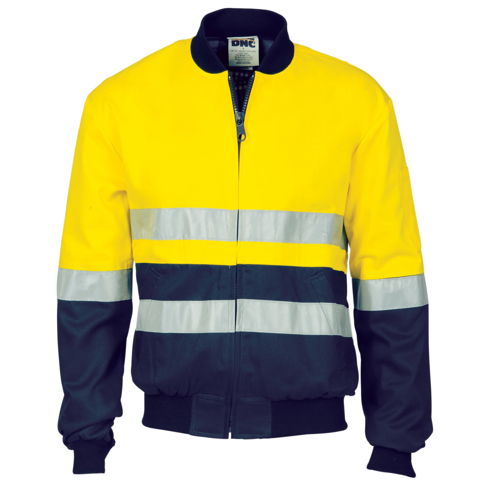 Hi-Vis Two Tone D/N Cotton Bomber Jacket With CSR R/Tape | 3758
