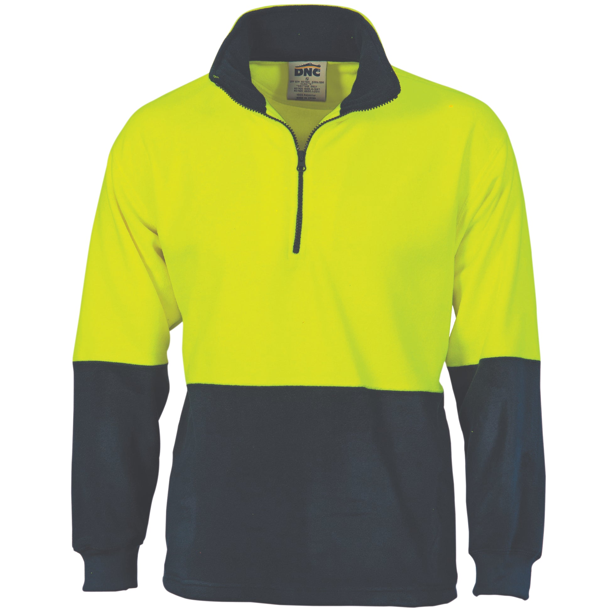 Hi-Vis Two Tone 1/2 Zip Polar Fleece | 3825