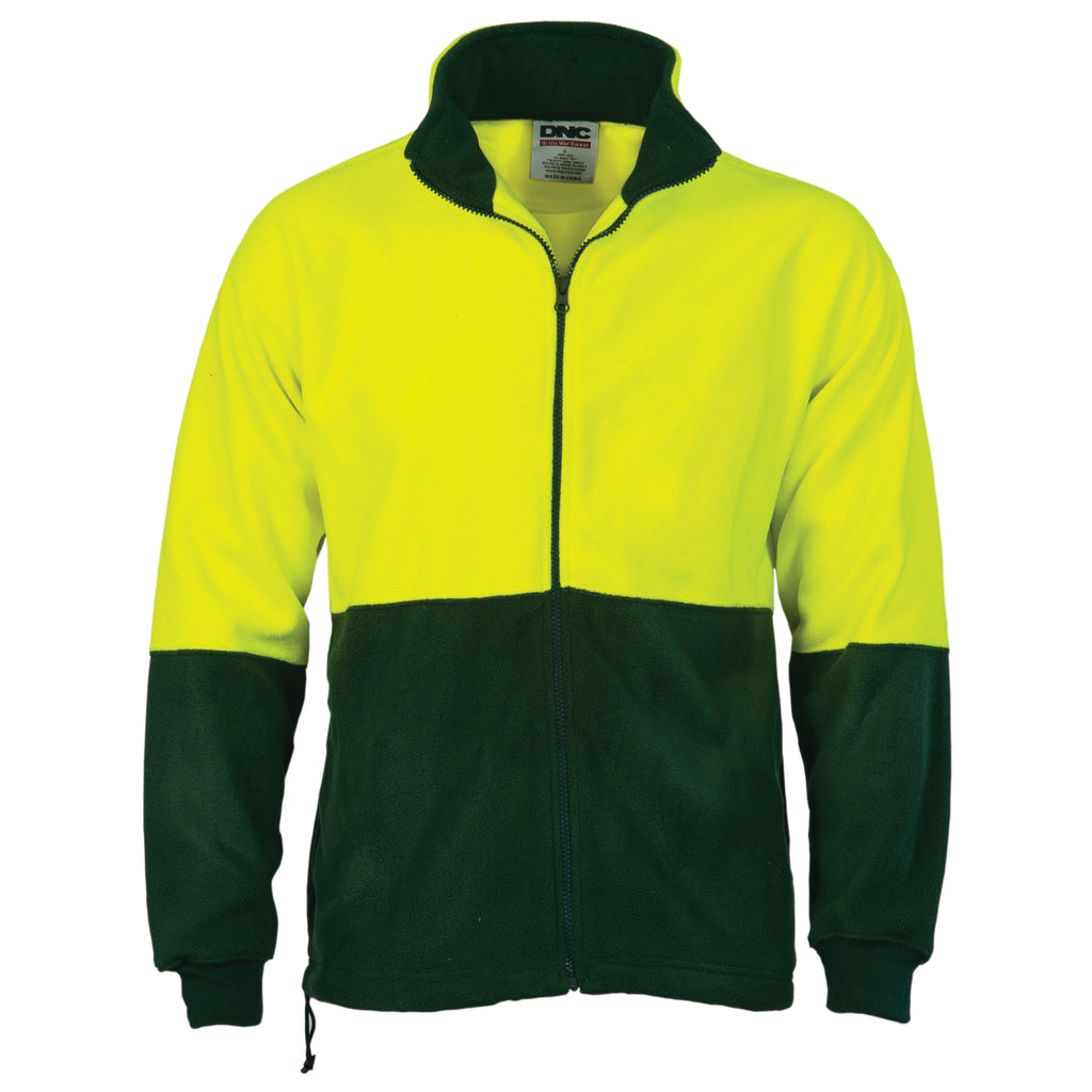Hi-Vis Two Tone Full Zip Polar Fleece | 3827