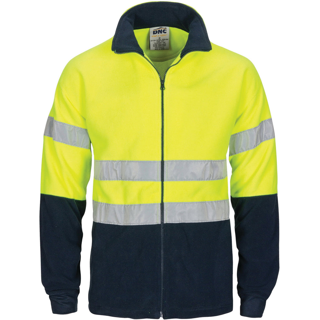 Hi-Vis Two Tone Full Zip Polar Fleece With Generic R/Tape
 | 3830