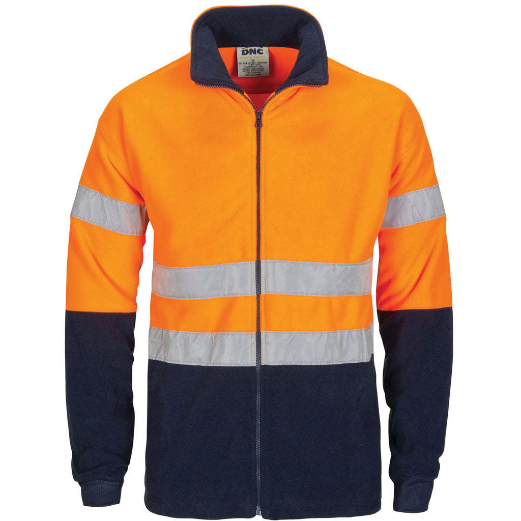 Hi-Vis Two Tone Full Zip Polar Fleece With Generic R/Tape
 | 3830
