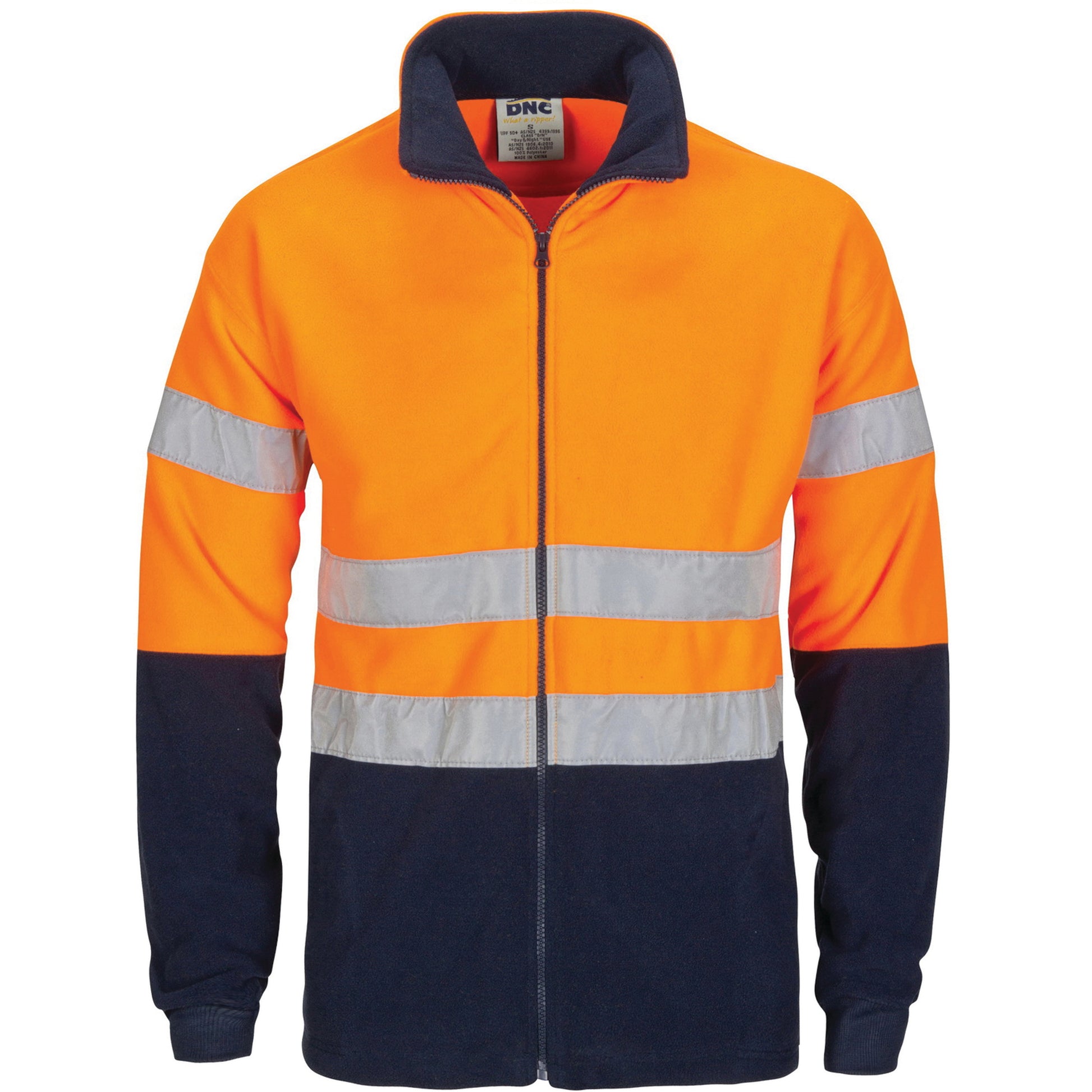 Hi-Vis Two Tone Full Zip Polar Fleece With Generic R/Tape
 | 3830