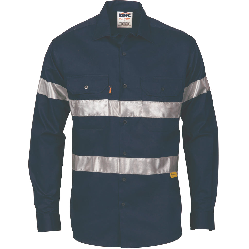 Hi-Vis Drill Shirt With 3M R/Tape
- Long Sleeve | 3835