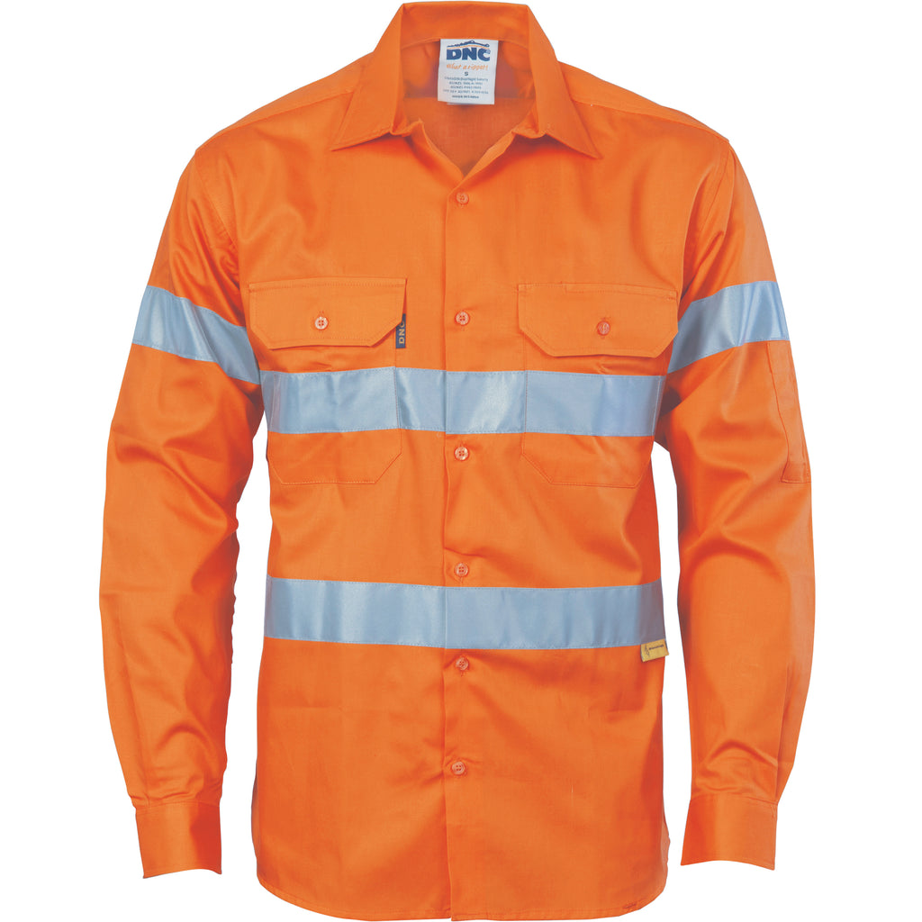 Hi-Vis Drill Shirt With 3M R/Tape
- Long Sleeve | 3835
