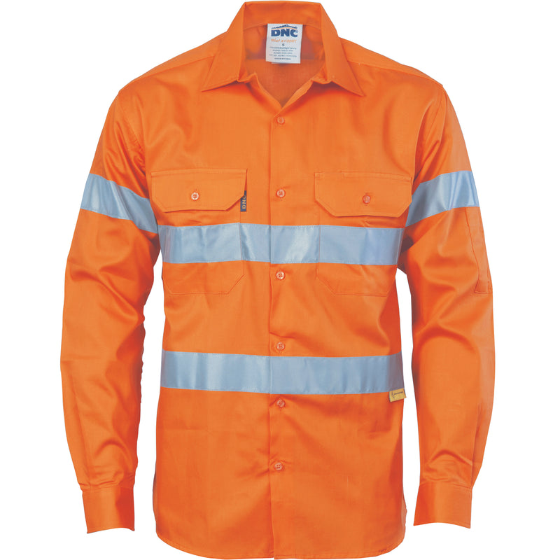 Hi-Vis Drill Shirt With 3M R/Tape
- Long Sleeve | 3835