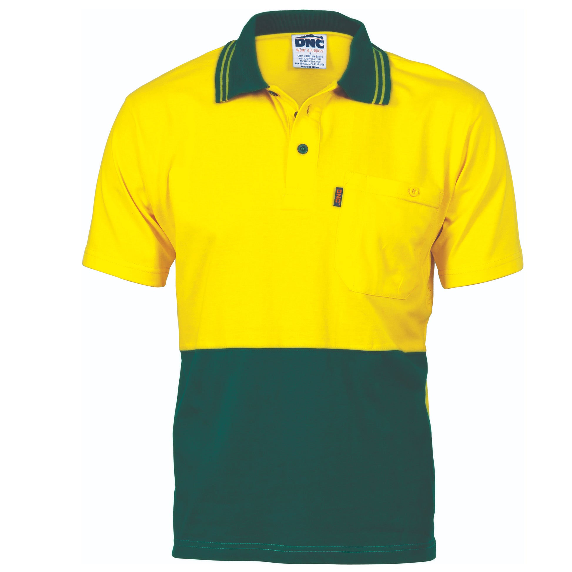 Hi-Vis Cool-Breeze Cotton Jersey Polo Shirt
With Under Arm Cotton Mesh - S/S | 3845