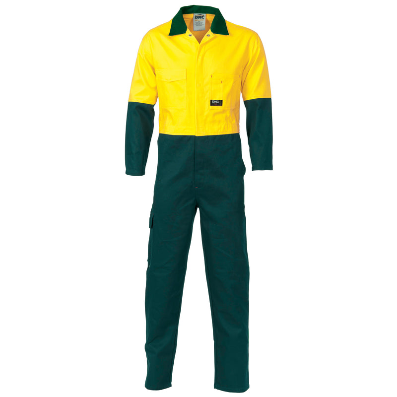 Hi-Vis Two Tone Cott On Coverall | 3851