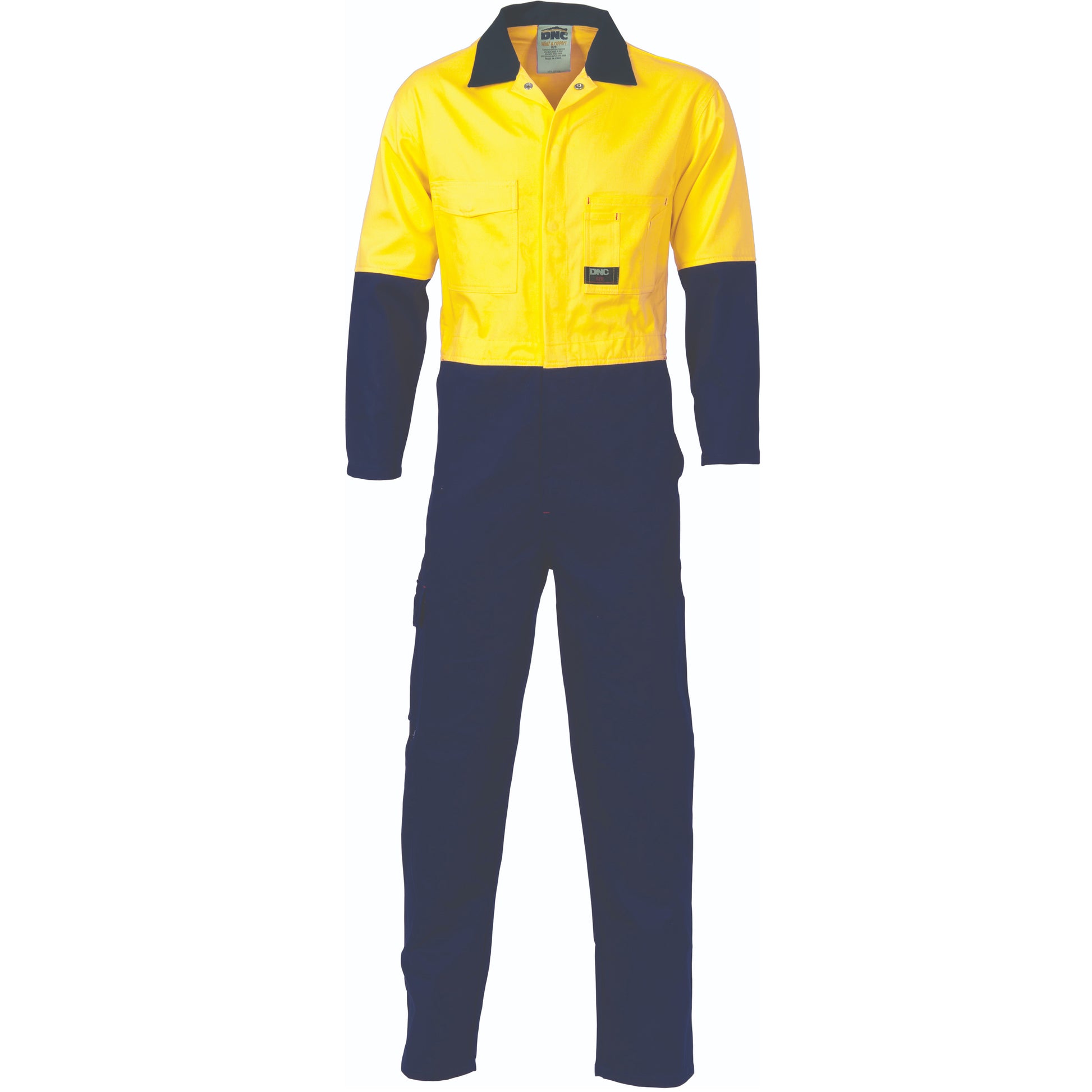 Hi-Vis Two Tone Cott On Coverall | 3851