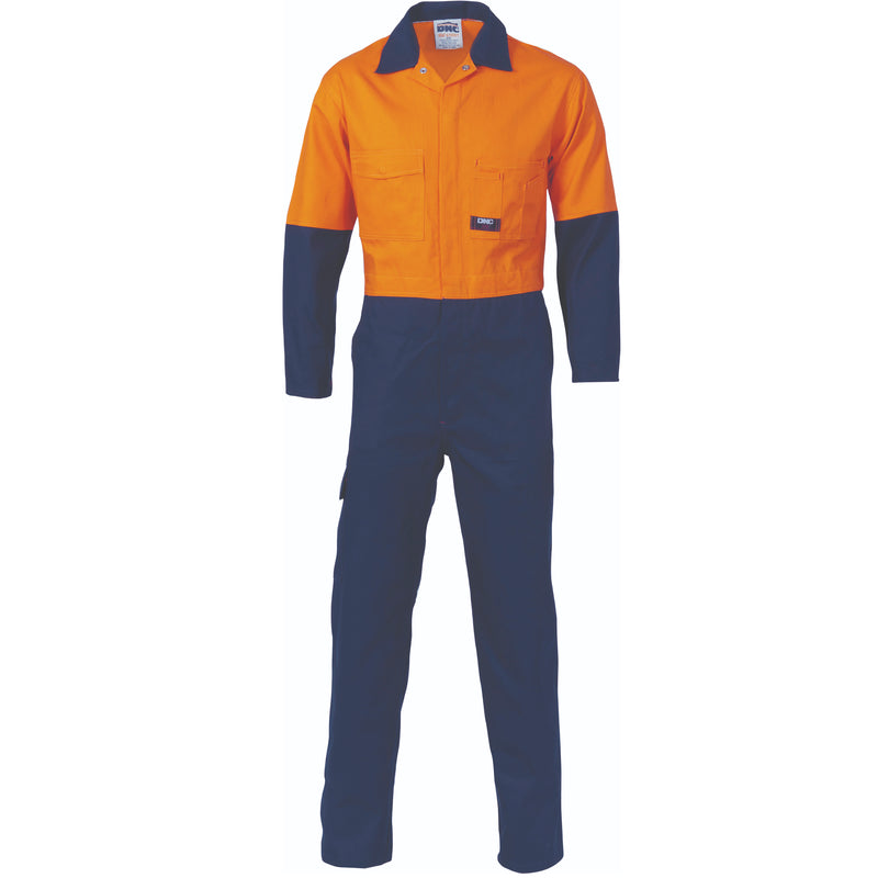 Hi-Vis Two Tone Cott On Coverall | 3851