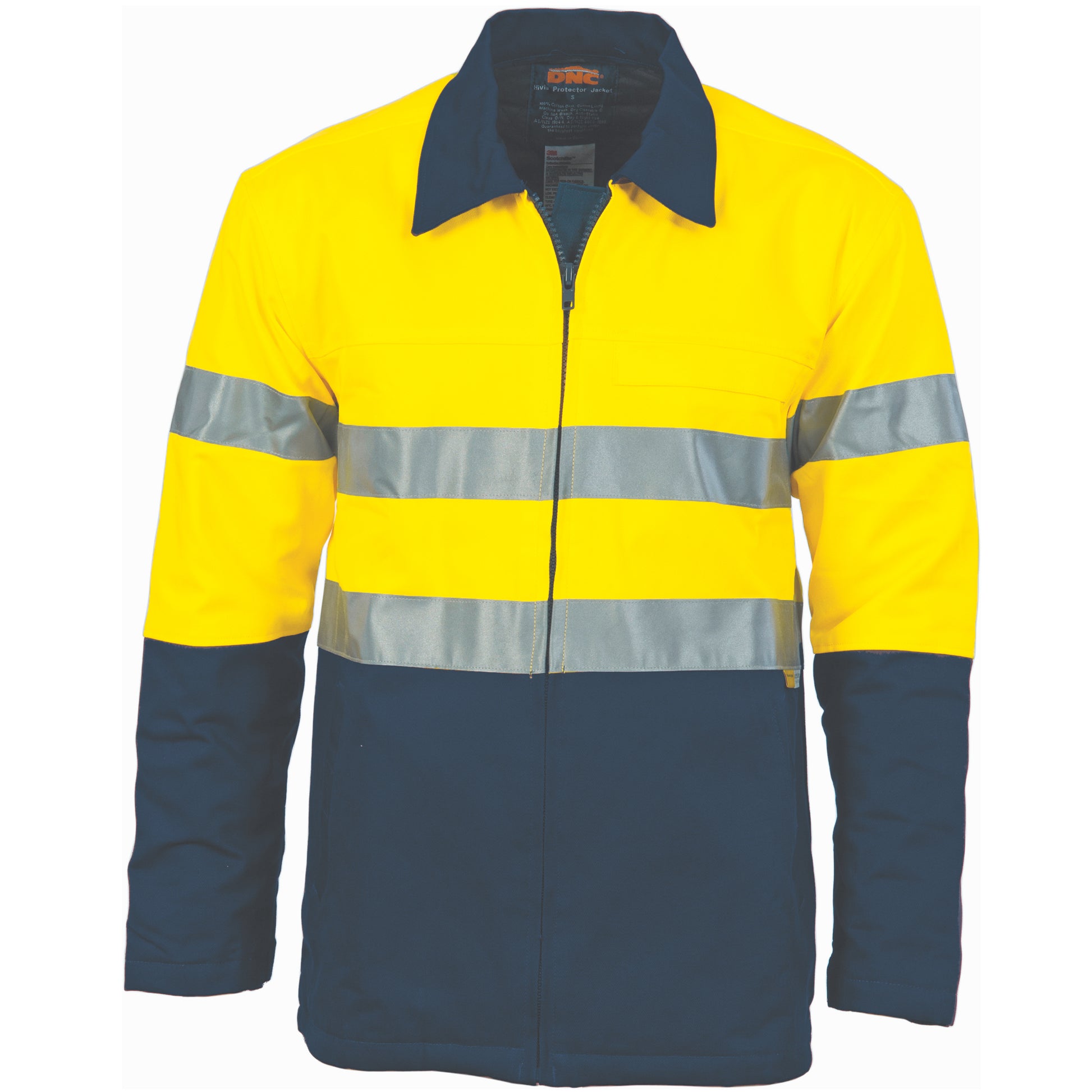 Hi-Vis Two Tone Protect Or Drill Jacket With 3M R/ Tape | 3858