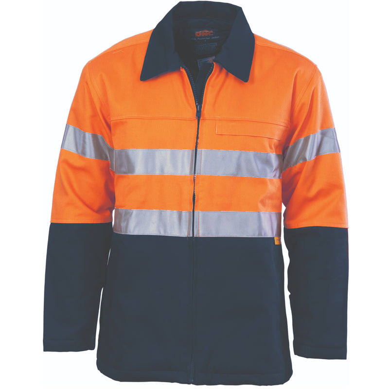 Hi-Vis Two Tone Protect Or Drill Jacket With 3M R/ Tape | 3858