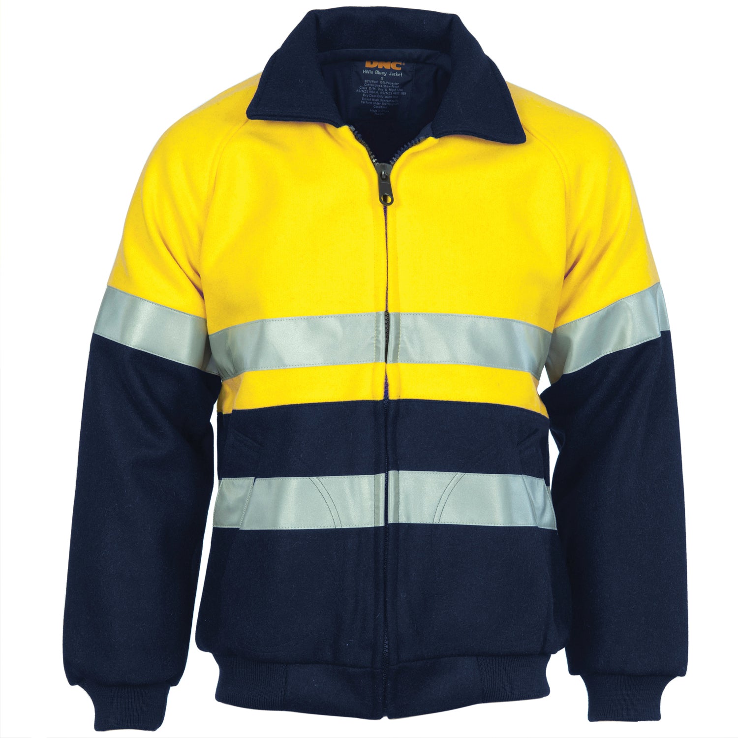 Hi-Vis Two Tone Bluey Bomb Er Jacket With CSR R/Tape | 3859