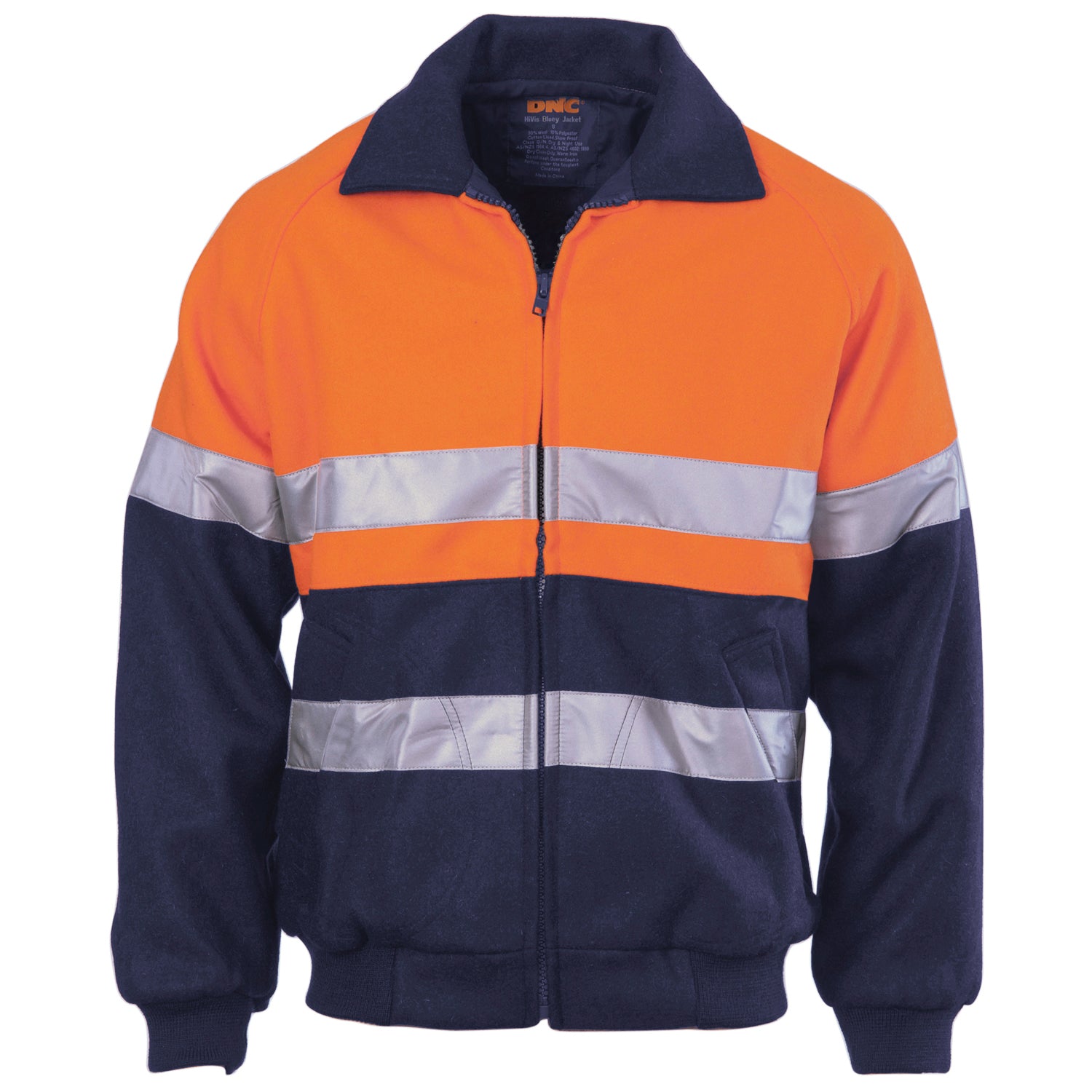 Hi-Vis Two Tone Bluey Bomb Er Jacket With CSR R/Tape | 3859