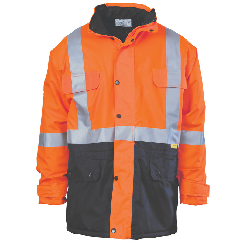 Hi-Vis Two Tone Quilted Jacket With 3M R/Tape | 3863