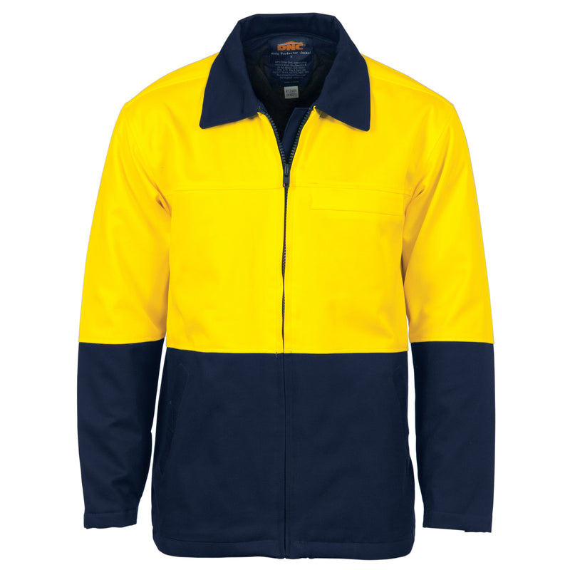 Hi-Vis Two Tone Protect Or Drill Jacket | 3868