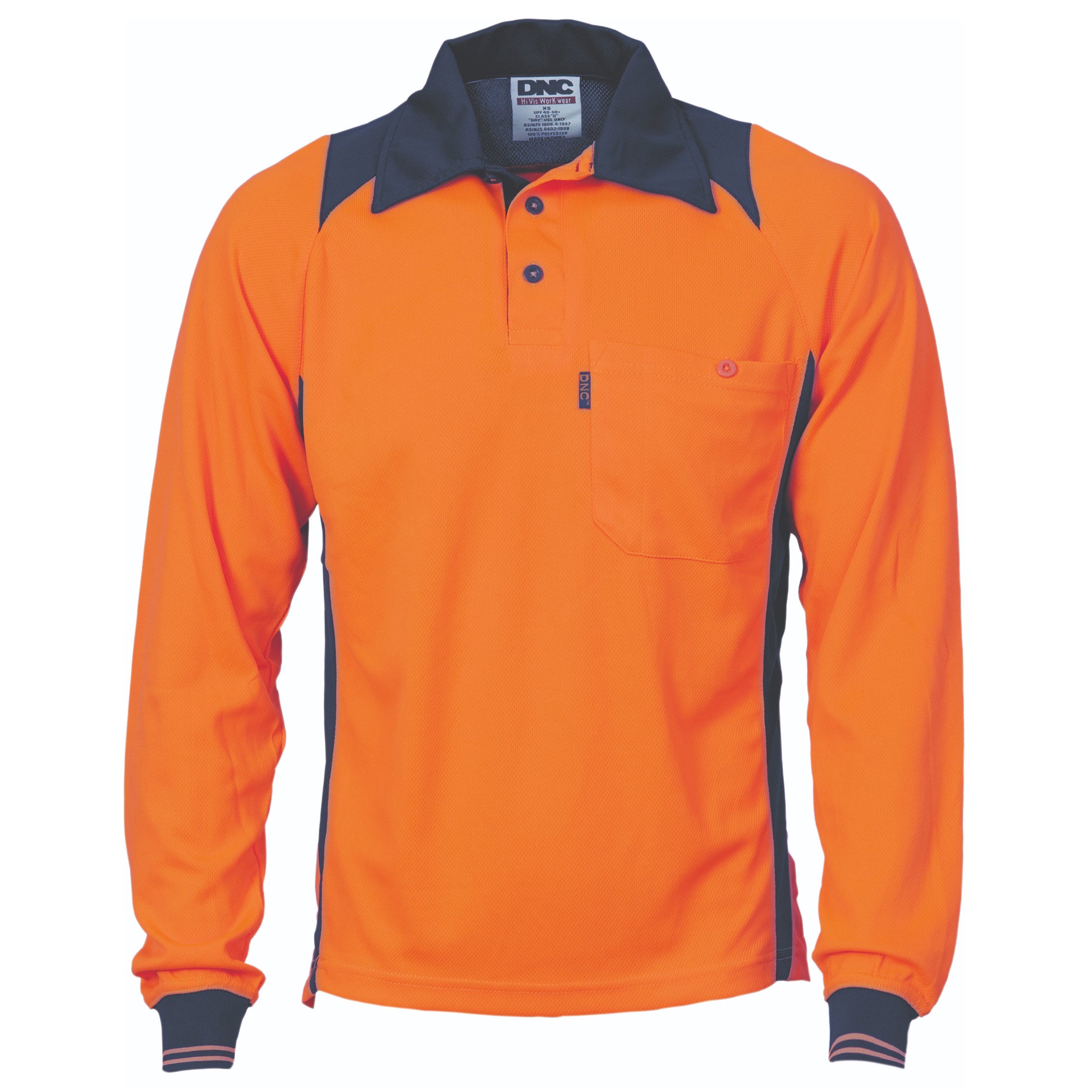 Cool Breathe Action Polo Shirt - Long Sleeve | 3894