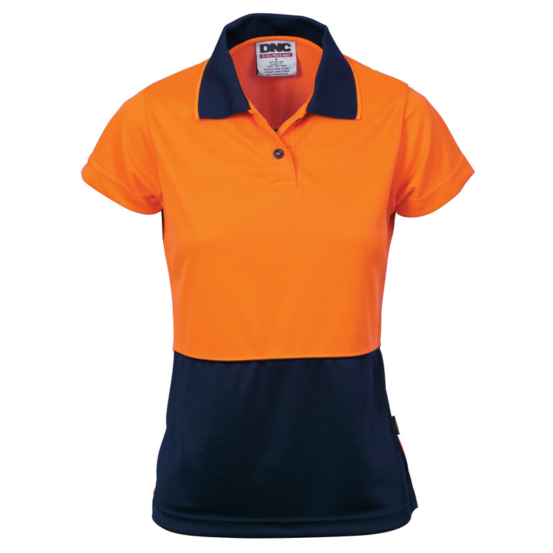 Ladies Hi-Vis Two Tone Polo - Short Sleeve | 3897