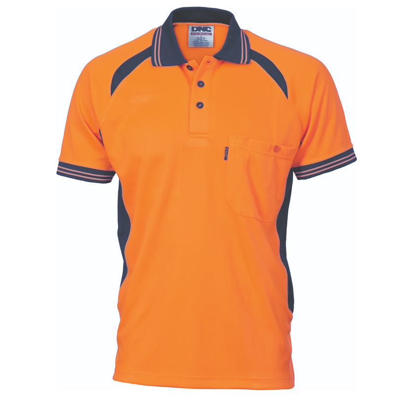 Cool-Breeze Contrast Mesh Polo - Short Sleeve | 3901