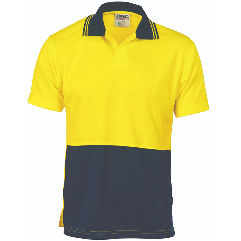Hi-Vis Two Tone Food Industry Polo - Short Sleeve | 3903