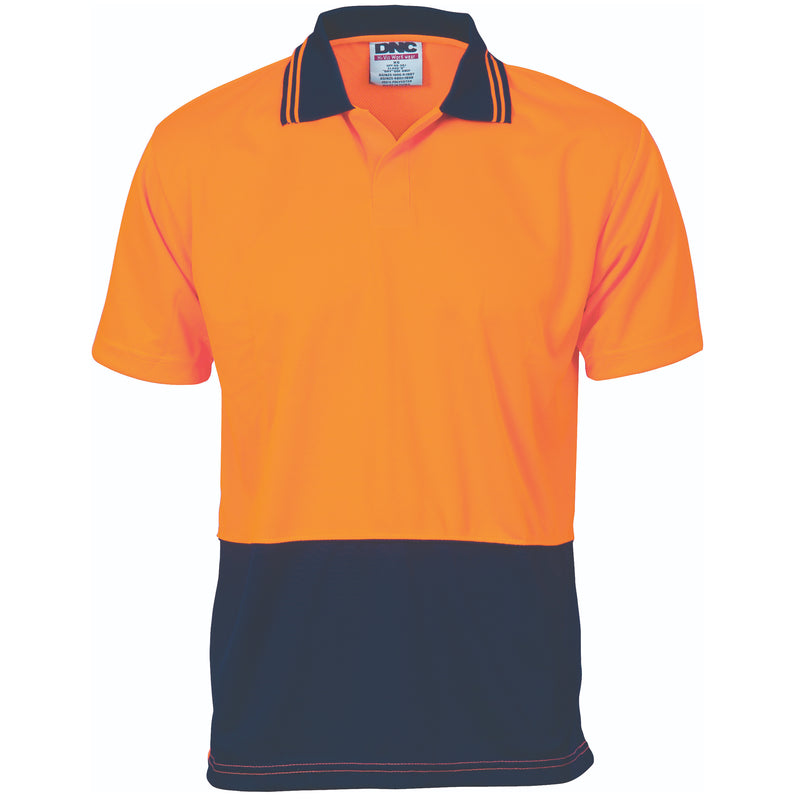 Hi-Vis Two Tone Food Industry Polo - Short Sleeve | 3903