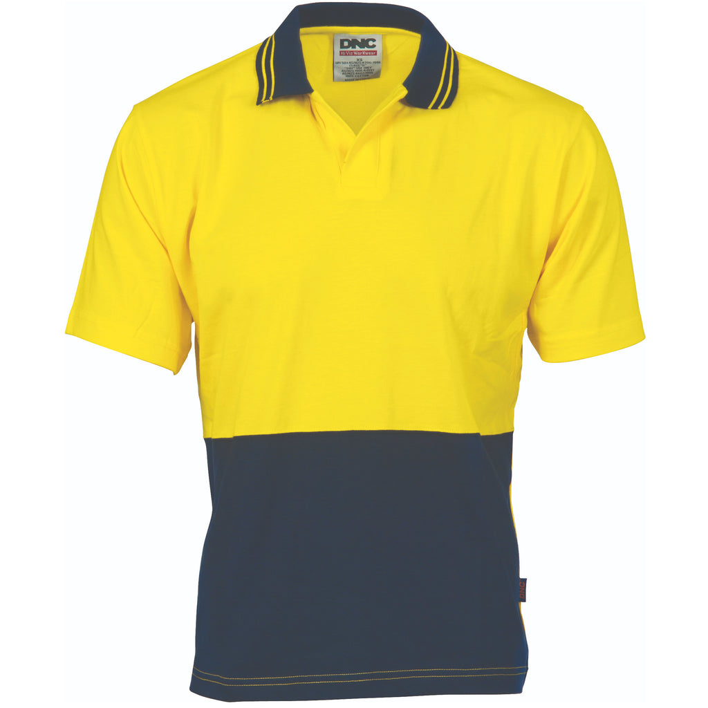 Hi-Vis Cool Breeze Cotton Jersey Food Industry Polo - Short Sleeve | 3905
