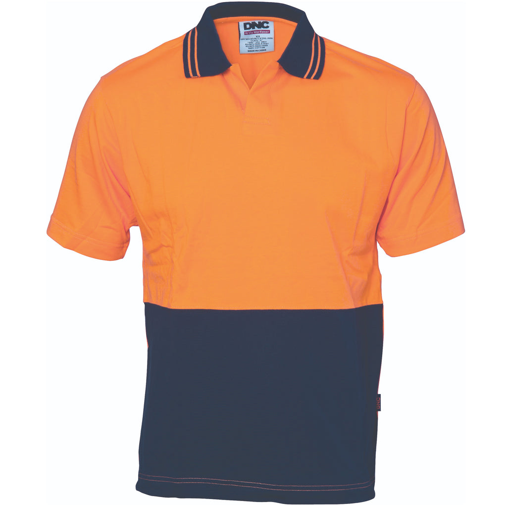 Hi-Vis Cool Breeze Cotton Jersey Food Industry Polo - Short Sleeve | 3905