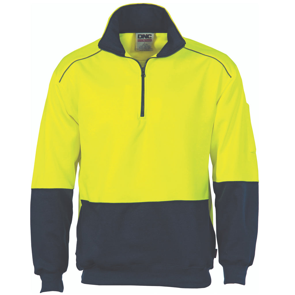 Hi-Vis Two Tone 1/2 Zip Reflective Piping
Sweat Shirt | 3928