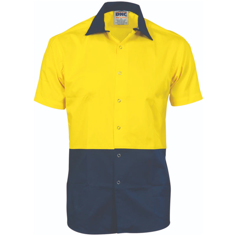 Hi-Vis Cool Breeze Food Industry Cotton Shirt - Short Sleeve | 3941