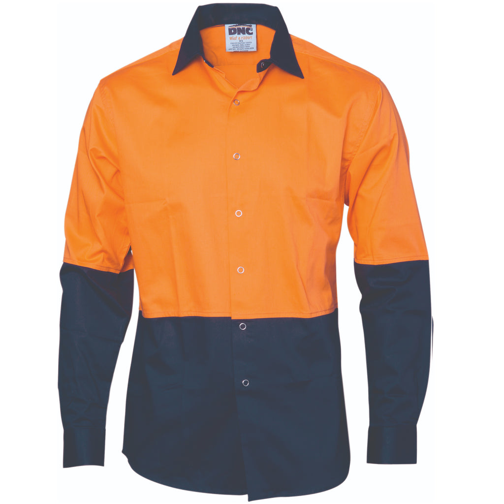 Hi-Vis Cool Breeze Food Industry Cotton Shirt - Long Sleeve | 3942