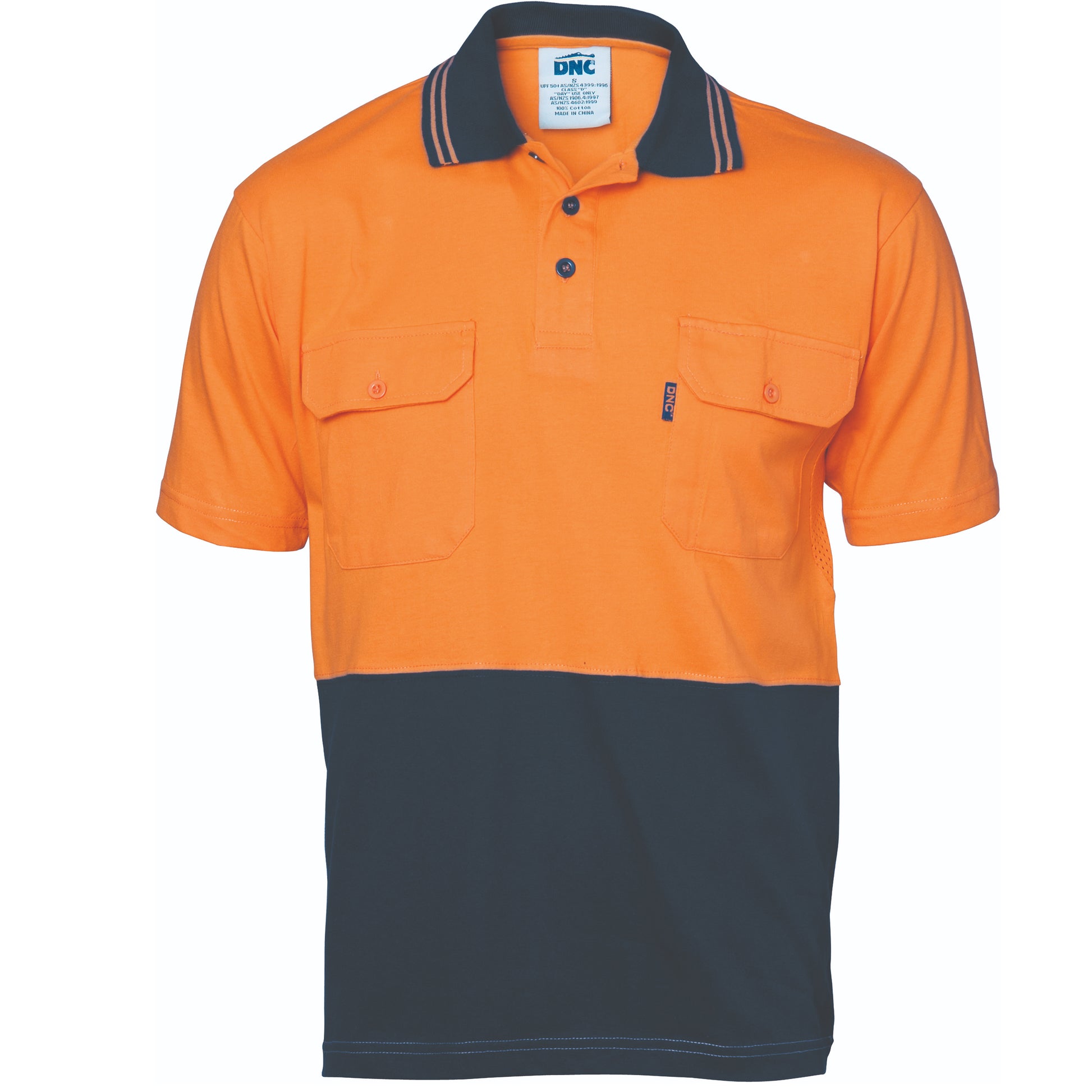 Hi-Vis Cool-Breeze 2 Tone Cotton Jersey Polo
Shirt With Twin Chest Pocket - S/S | 3943