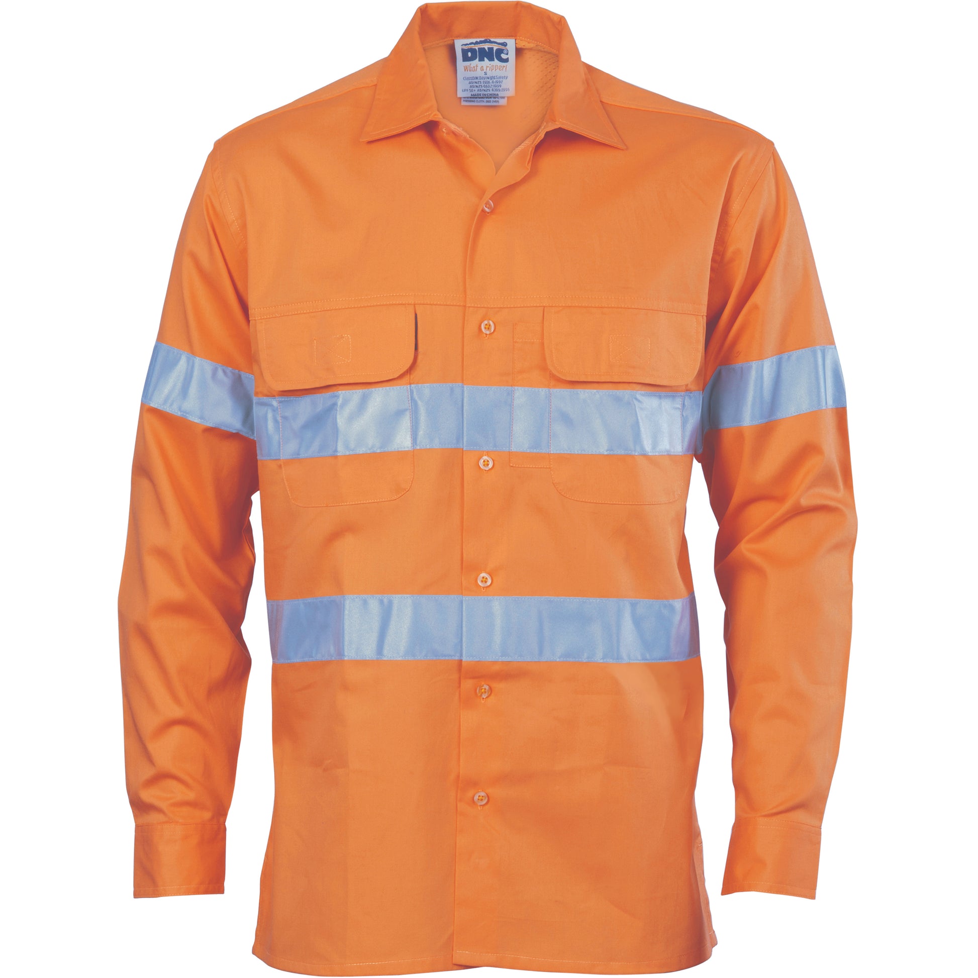 Hi-Vis 3 Way Cool-Breeze Cotton Shirt With 3M
R/Tape - Long Sleeve | 3947