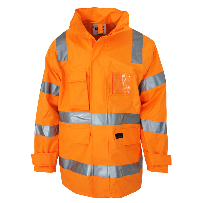 Hi-Vis VIC Rail Rain Jacket | 3968
