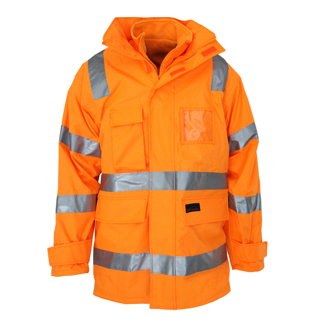 Hi-Vis 6 In 1 VIC Rail Jacket | 3970