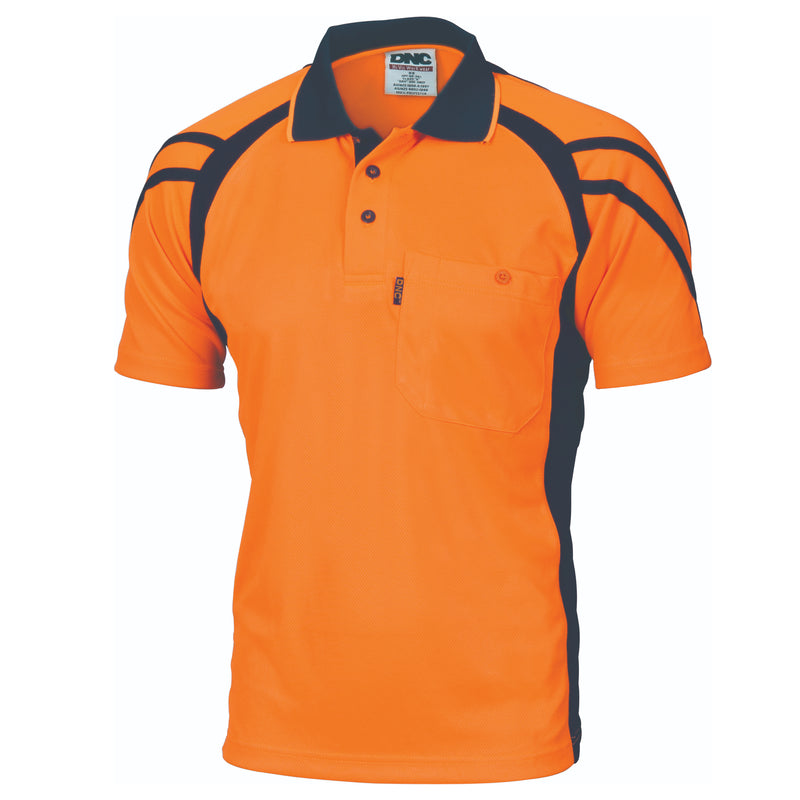 Cool Breathe Stripe Panel Polo Shirt
- Short Sleeve | 3979