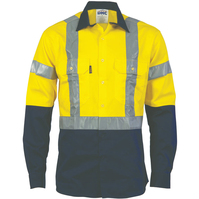 Hi-Vis D/N 2 Tone Drill Shirt With H Pattern
Generic R/ Tape - Long Sleeve | 3983