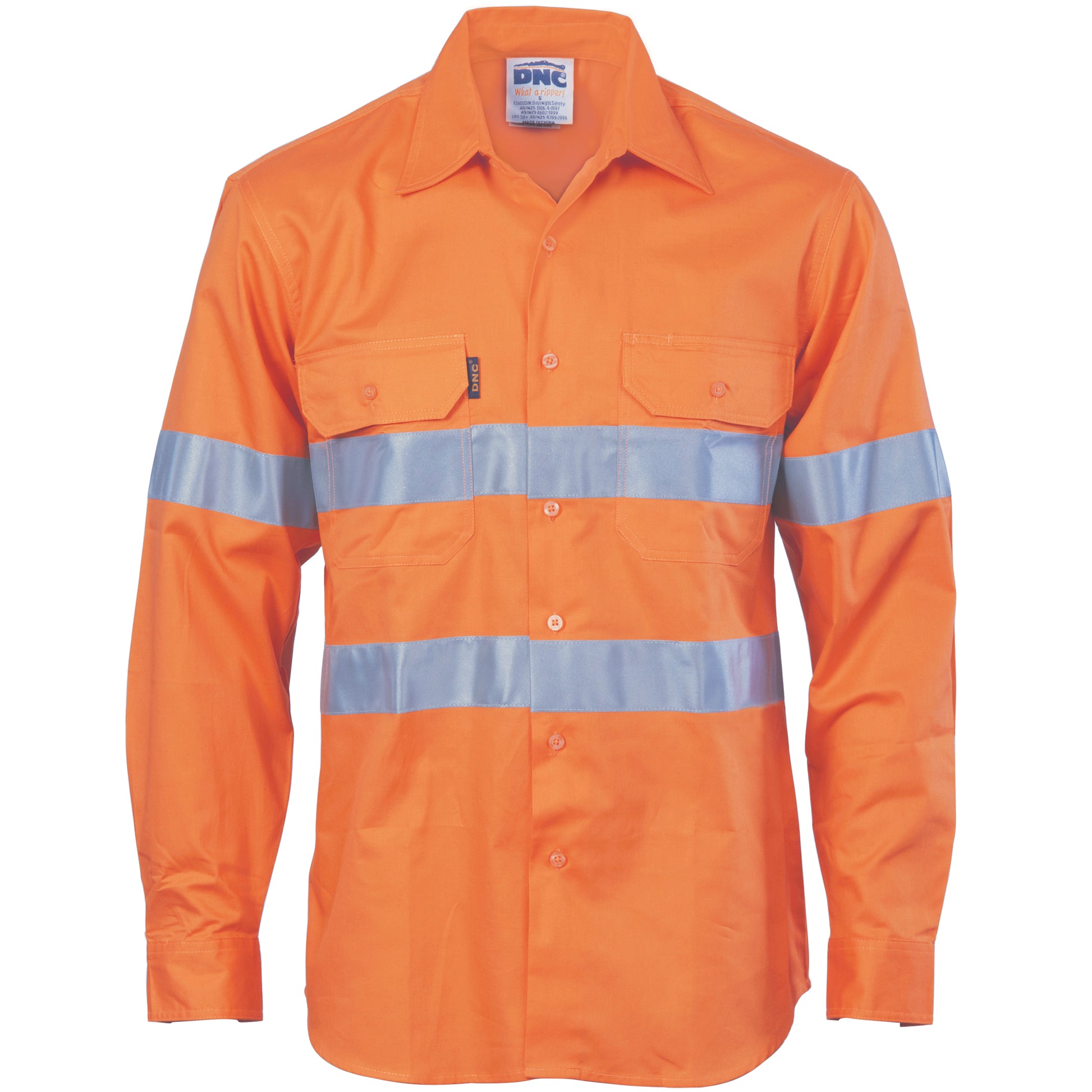 Hi-Vis Cool-Breeze Vertical Vented Cotton Shirt
With Generic R/Tape - Long Sleeve | 3985