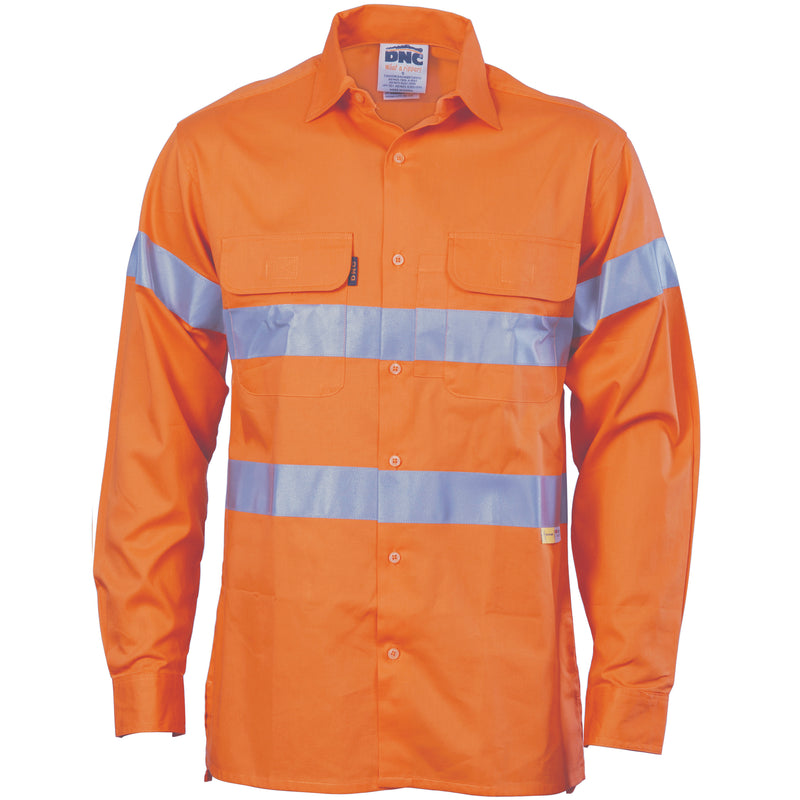 Hi-Vis Cool-Breeze Cotton Shirt With 3M 8906
R/Tape - Long Sleeve | 3987