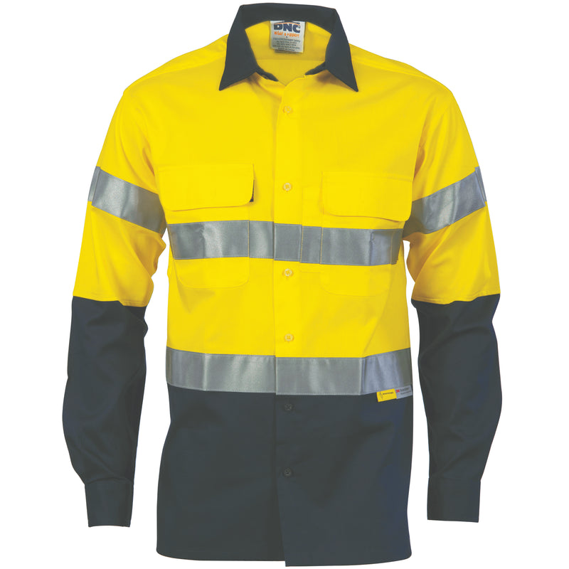 Hi-Vis Cool-Breeze Cotton Shirt With 3M 8906
R/Tape - Long Sleeve | 3988