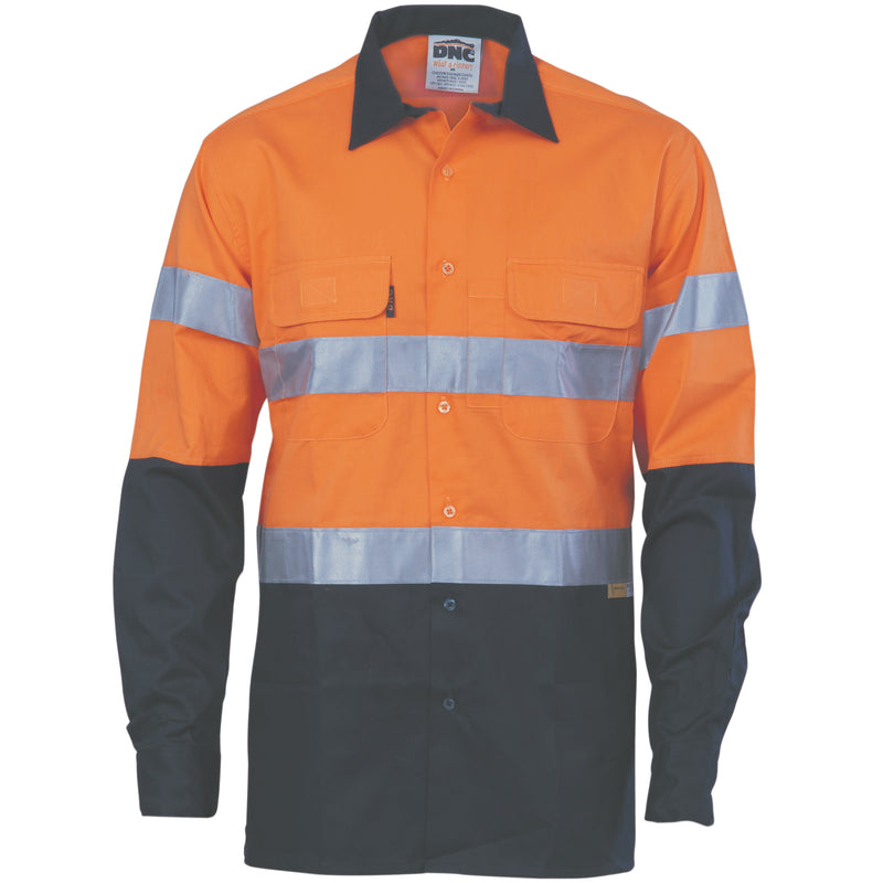 Hi-Vis Cool-Breeze Cotton Shirt With 3M 8906
R/Tape - Long Sleeve | 3988