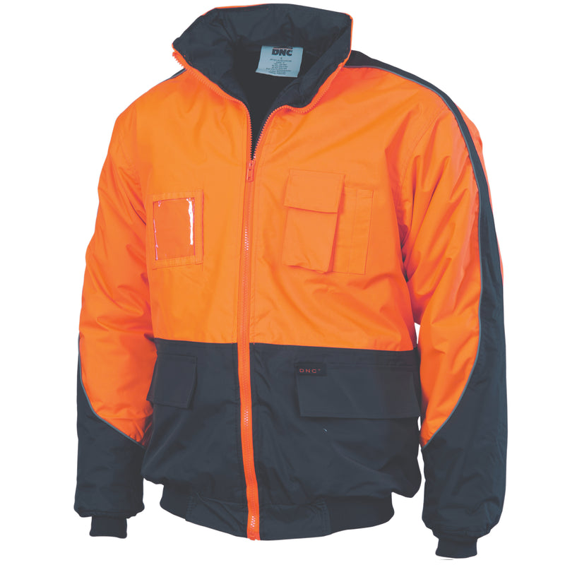 Hi-Vis Contrast Bomber Jacket | 3991