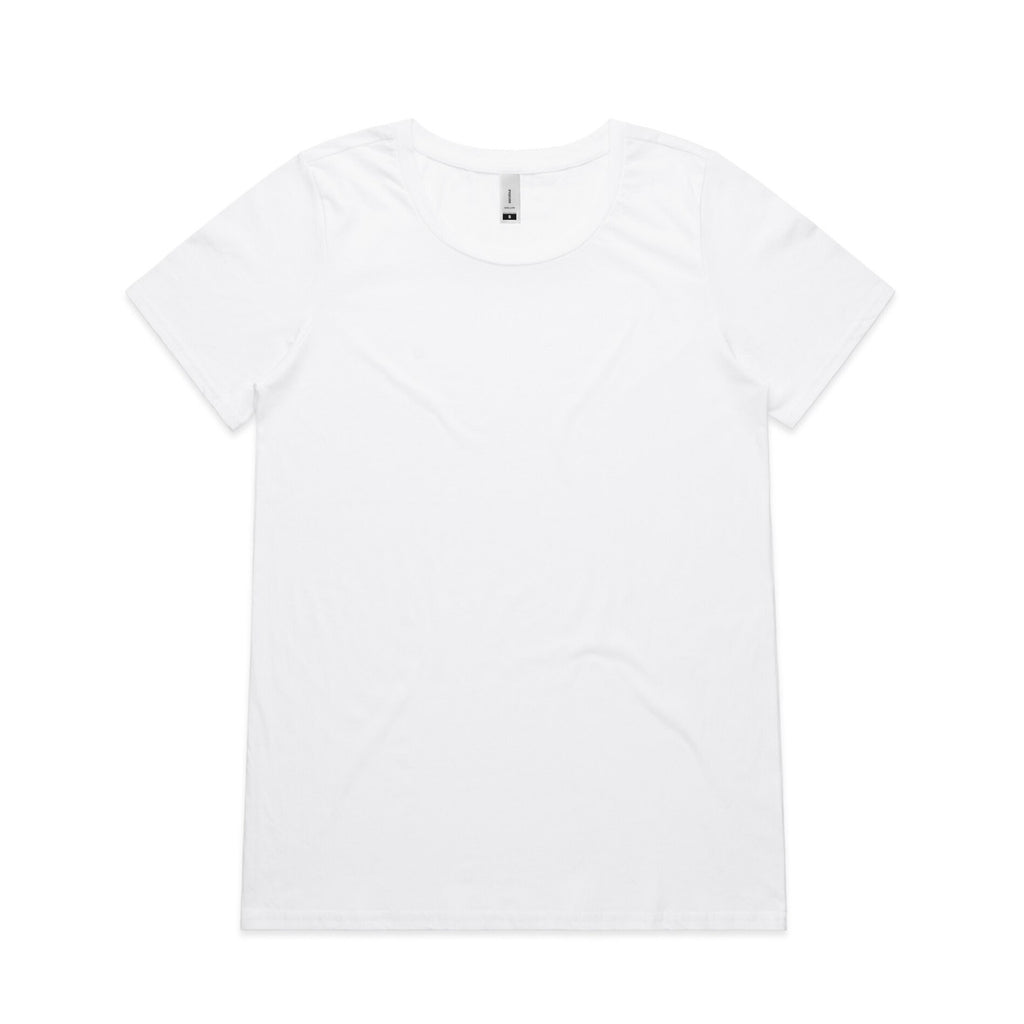 Wo's Shallow Scoop Tee | 4011