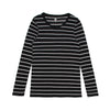 Wo's Fine Stripe L/S Tee | 4027