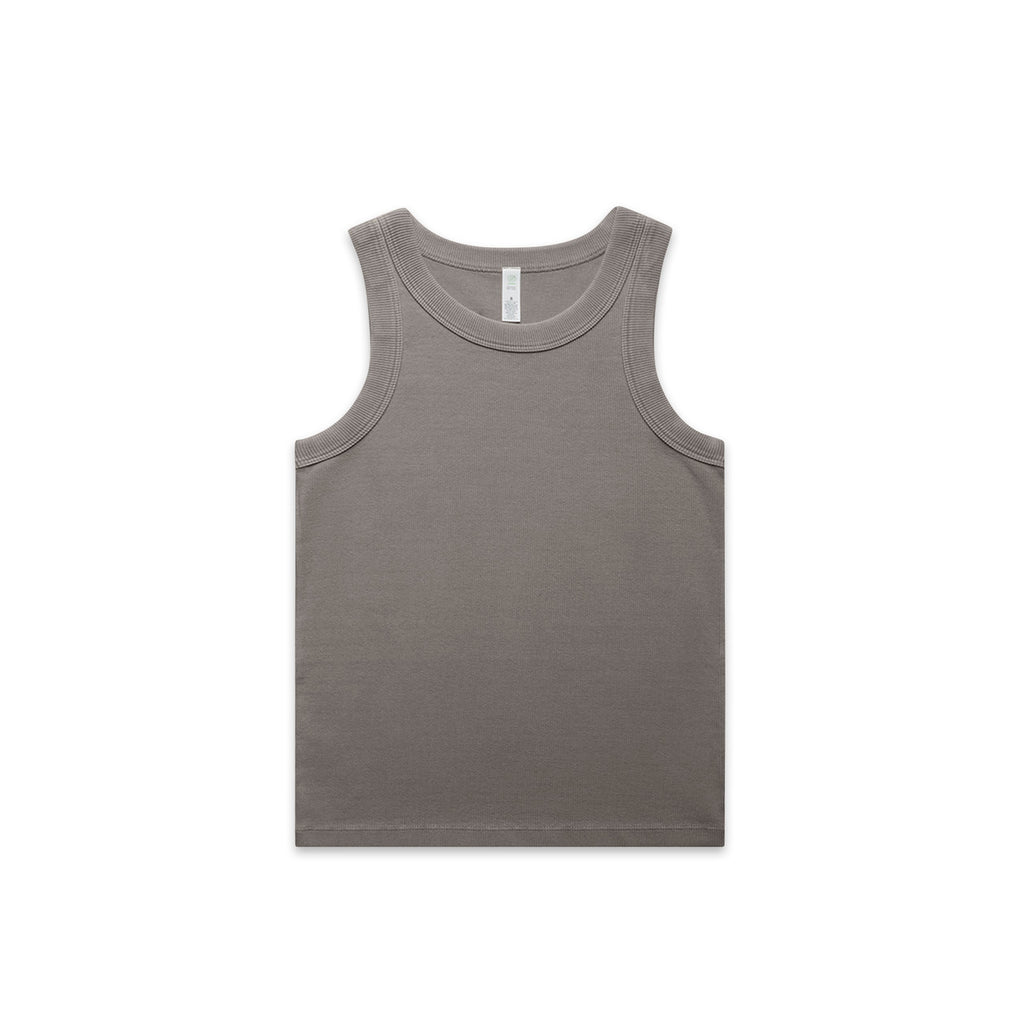 Wo's Faded Organic Rib Tank | 4034