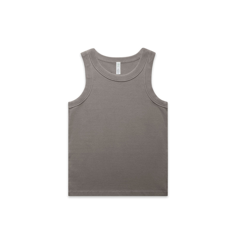 Wo's Faded Organic Rib Tank | 4034