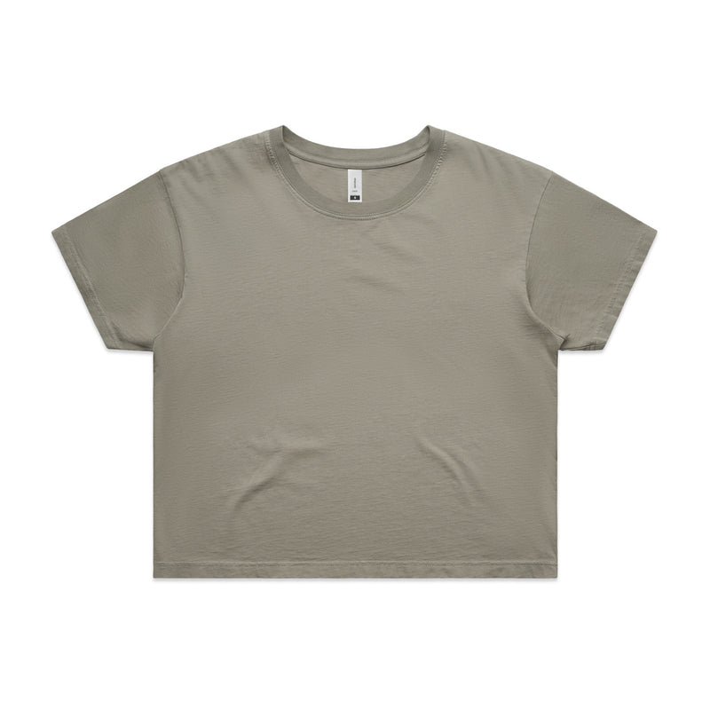 Wo's Faded Crop Tee | 4062F