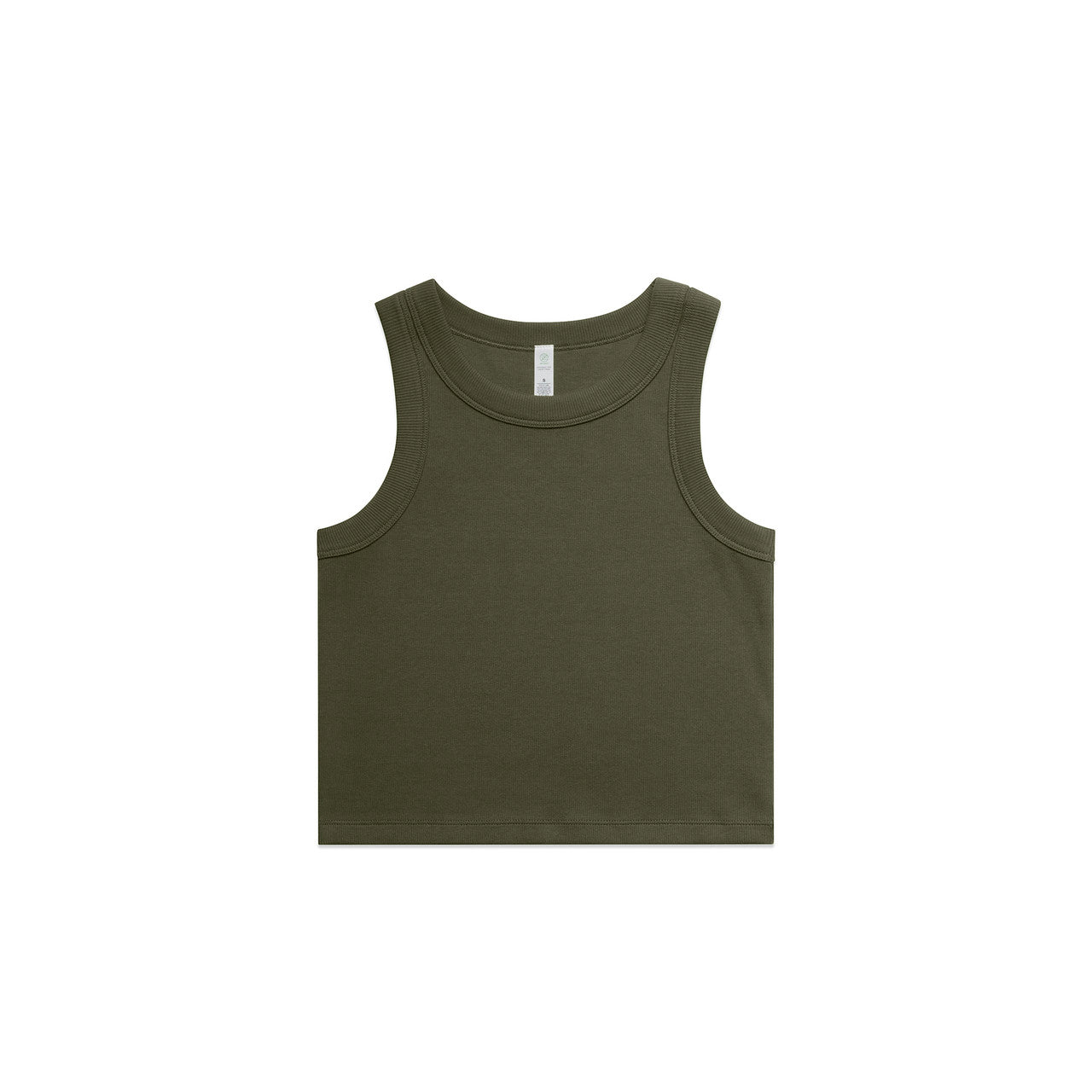 Wo's Organic Rib Crop Tank | 4064G