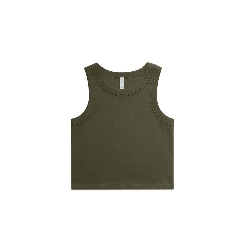 Wo's Organic Rib Crop Tank | 4064G